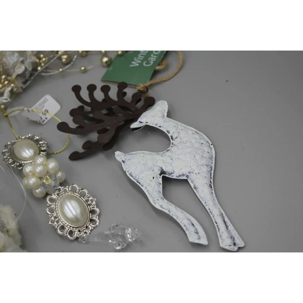 12 Pcs Mushrooms Unicorn Ornament Lot Vintage-Inspired At Home Magical Winter